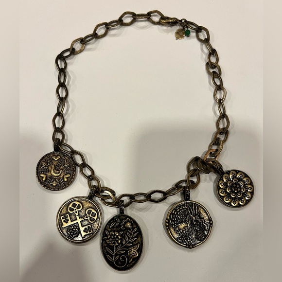 Lucky Brand Jewelry - Lucky Brand Gold Coin Charm Necklace